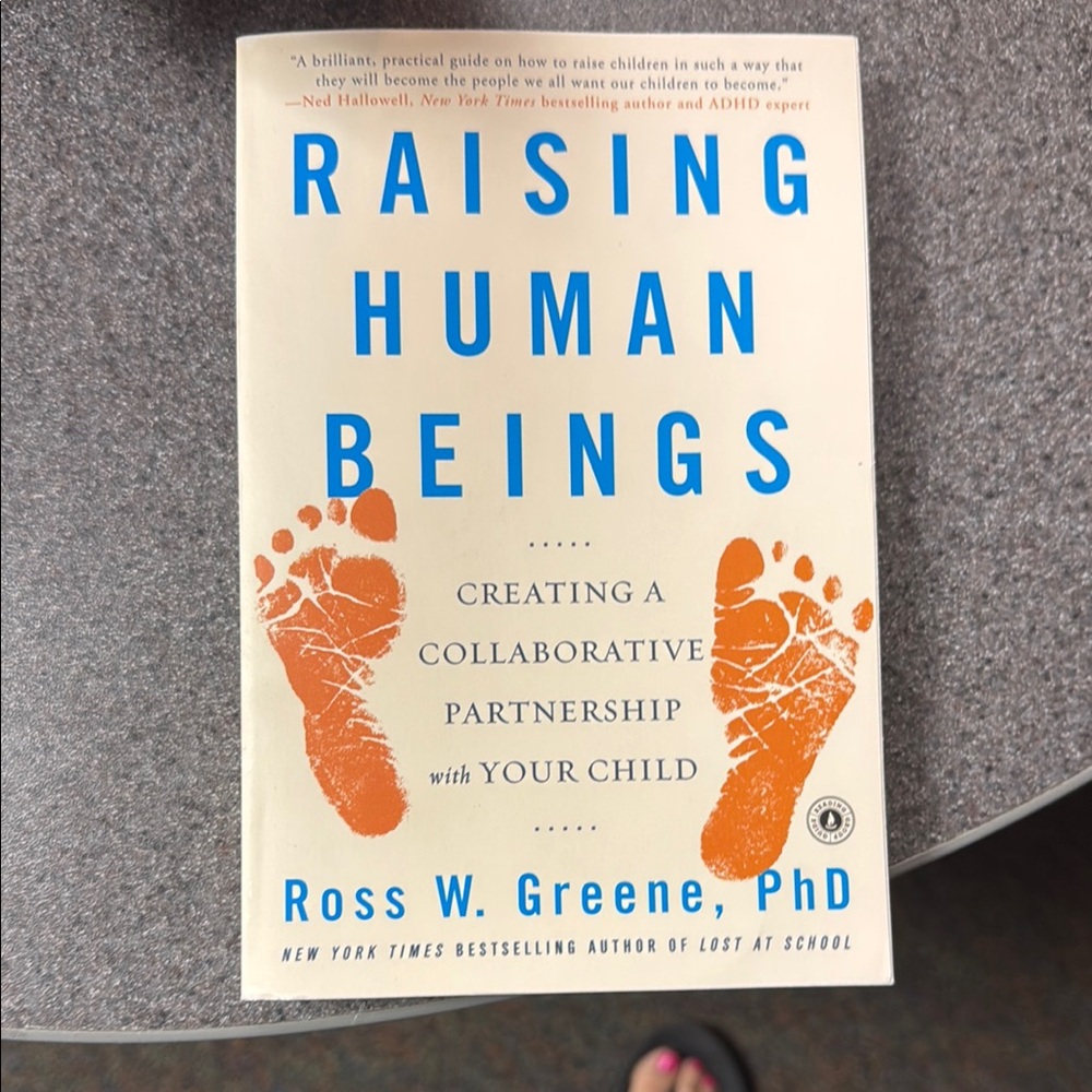 Raising Human Beings by - Cream and Orange Cover